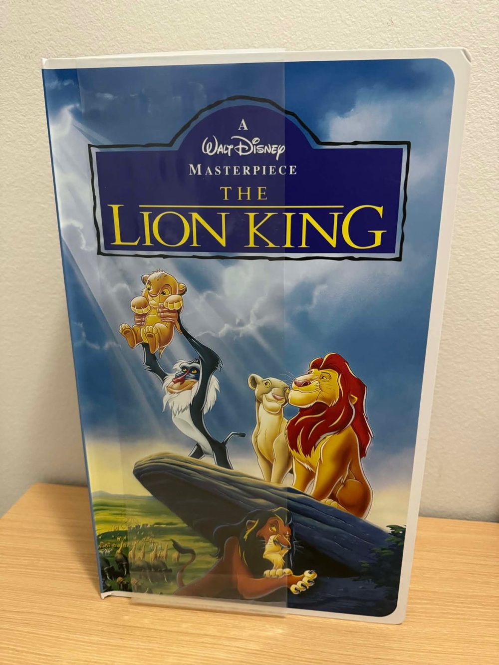 Disney Lion King Classic VHS Boxed Silk Touch Throw, 50" x 70" NWT